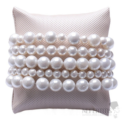 Sada náramků z perel Mother of Pearl