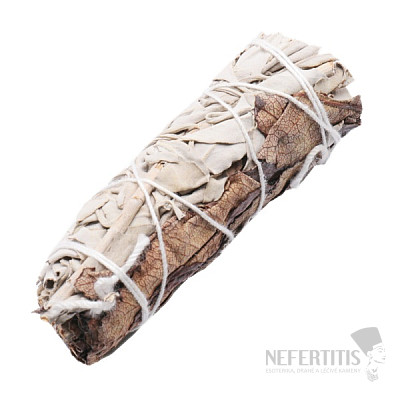 Sage white and sage black smoking bundle 10 cm
