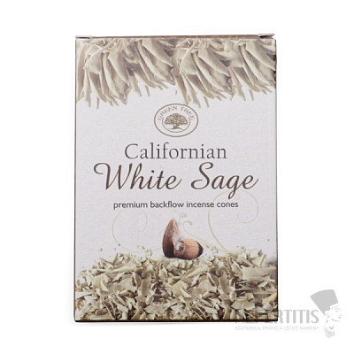 Scented cones for flowing smoke Green Tree Californian White Sage