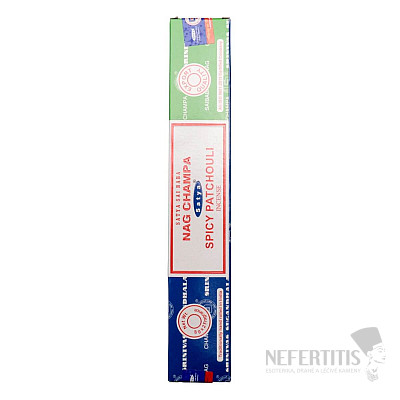 Satya Nag Champa and Spicy patchouli incense sticks