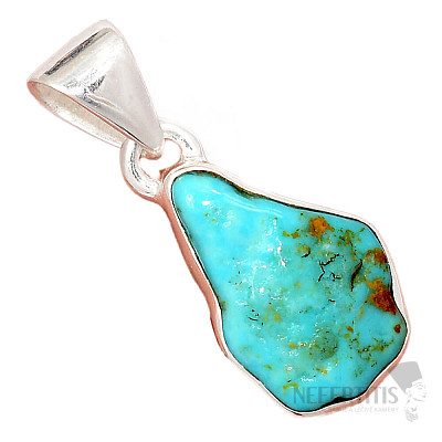 Türkisblauer Anhänger Silber Ag 925 P1394