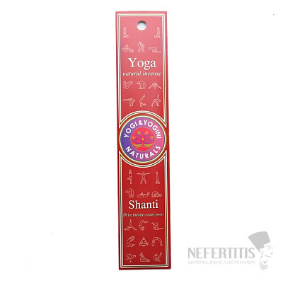 Vonné tyčinky Yoga Shanti