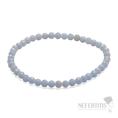 Angelite bracelet extra AA quality cut beads