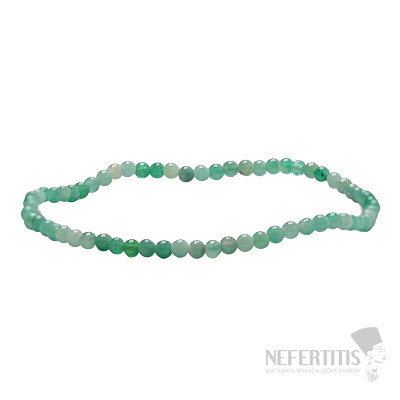 Emerald bracelet extra AA quality beads 3 mm