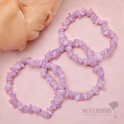 Kunzite bracelet chopped AA quality