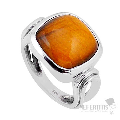 Tiger eye ring silver Ag 925 54548