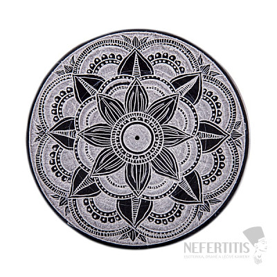 Ständer aus Talkum für Räucherstäbchen Mandala 10,5 cm