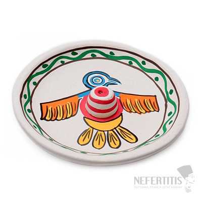 Terracotta incense stick holder Soul Tribal Eagle