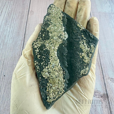 Šungit s pyritom surový 24