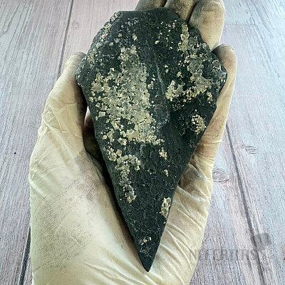 Šungit s pyritem surový 30