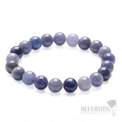 Tanzanite bracelet extra quality beads 10 mm