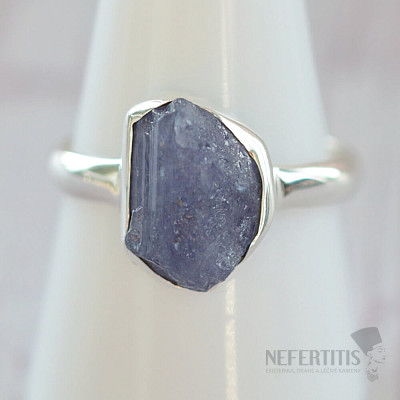 Tanzanite raw ring silver Ag 925 LOT390