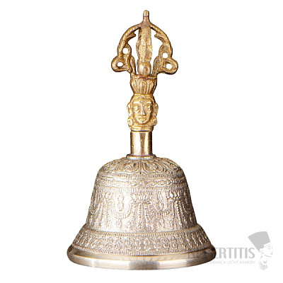 Rituální Zvonek s dorže 12,5 cm