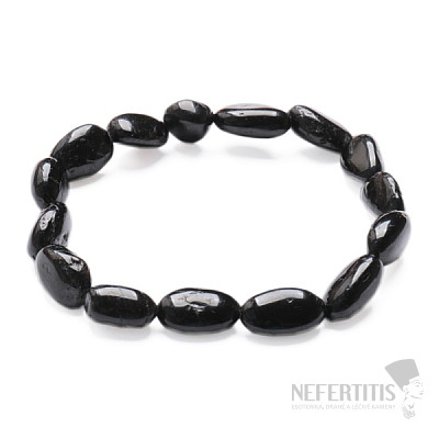 Tourmaline skoryl bracelet made of large oval stones