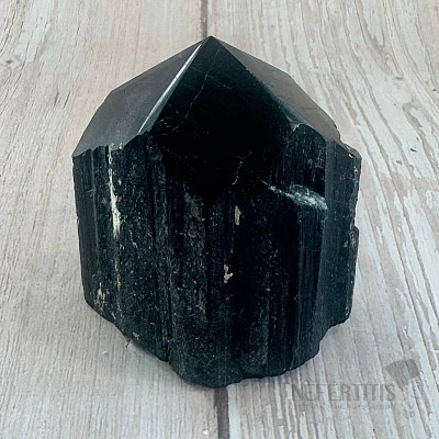 Black tourmaline scoryl raw polished tip 5