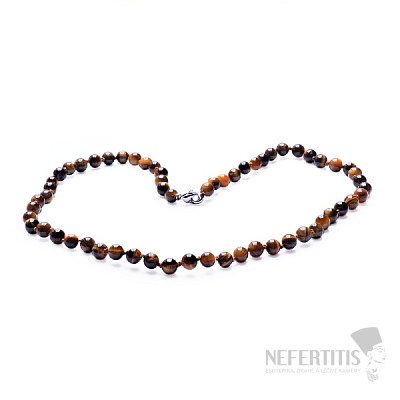 Tiger eye beaded necklace