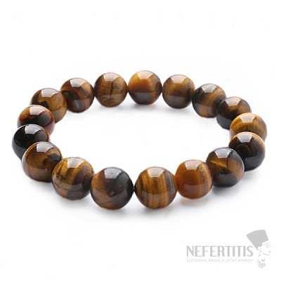 Tiger eye luxury bracelet made of large beads
