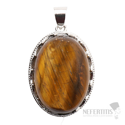 Tiger eye pendant extra oval