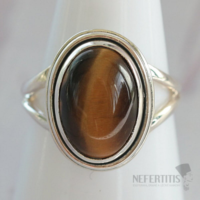 Tiger eye ring silver Ag 925 45004