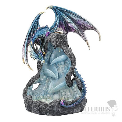 Stand for incense cones with flowing smoke Dragon intrigue