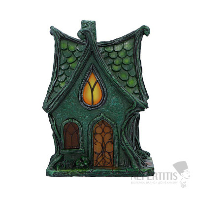 Luminous statuette Green Cottage