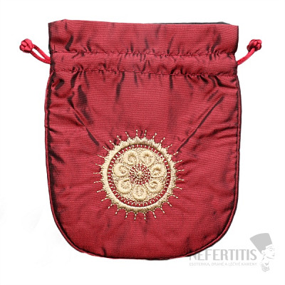 Satin wine bag 12.5x15 cm