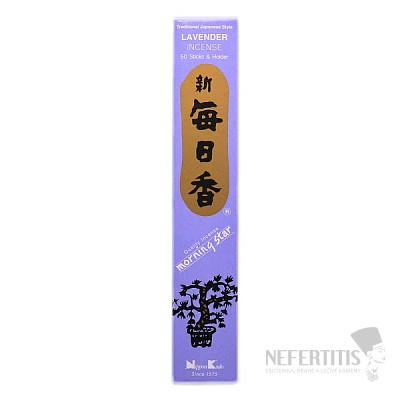 Räucherstäbchen Nippon Kodo Morgenstern Lavendel