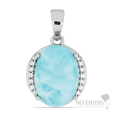 Larimar přívěsek stříbro Ag 925 VP049771