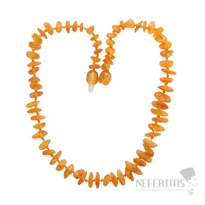 Amber beads for children satin