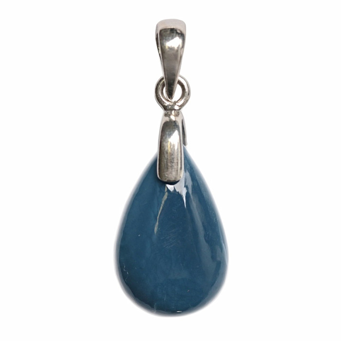 Opál modrý přívěsek stříbro Ag 925 č. 1 - 2,2 cm, 3,6 g