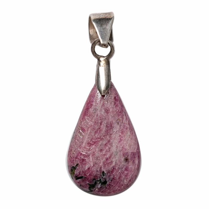 Rubín přívěsek stříbro Ag 925 č. 1 - 2,4 cm, 3,8 g