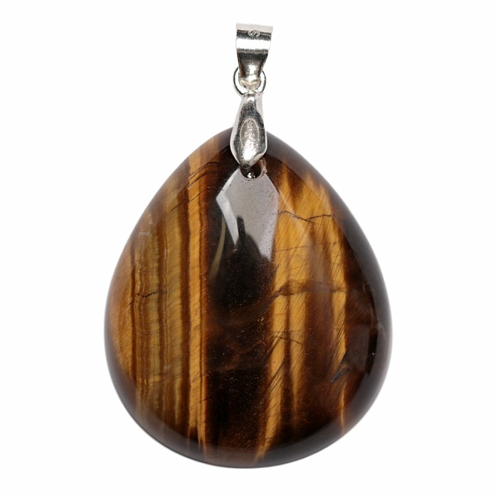 Tygří oko přívěsek stříbro Ag 925 č. 10 - 2,9 cm, 9,3 g