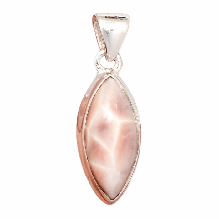Natrolit přívěsek stříbro Ag 925 P10 - 2,1 cm, 3,4 g