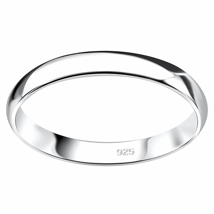 6339 Stříbrný prsten ROUND - 59 mm , 1,05 g