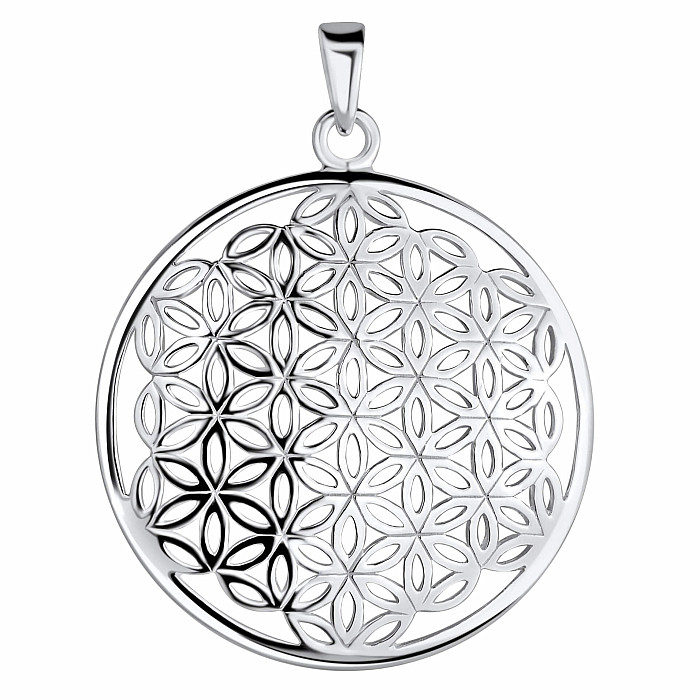 10023837 Stříbrný přívěsek KVĚTINA ŽIVOTA - 26 mm, 2,75 g