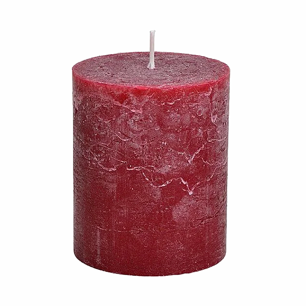 Parafínová stolní svíčka vínová 12 cm - 10 x 11,5 cm