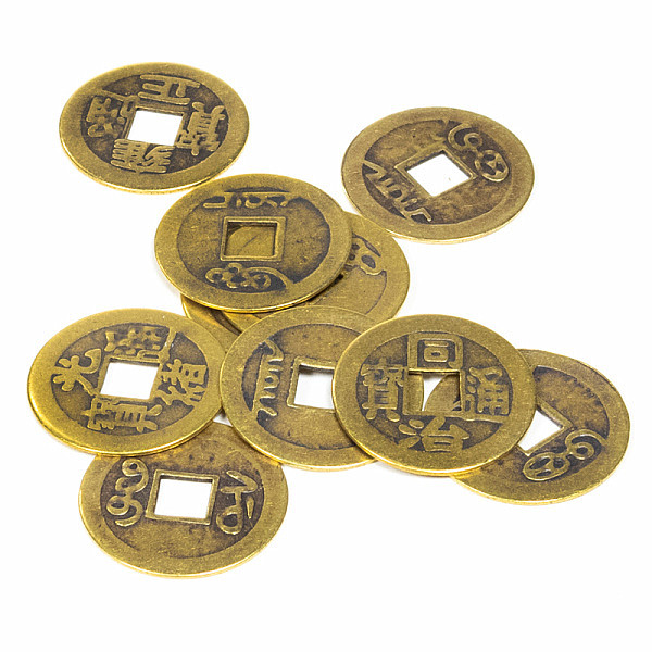 Levně Čínská mince pro štěstí - cca 2,3 cm