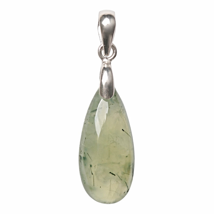 Prehnit přívěsek stříbro Ag 925 č. 11 - 2,7 cm, 4,7 g