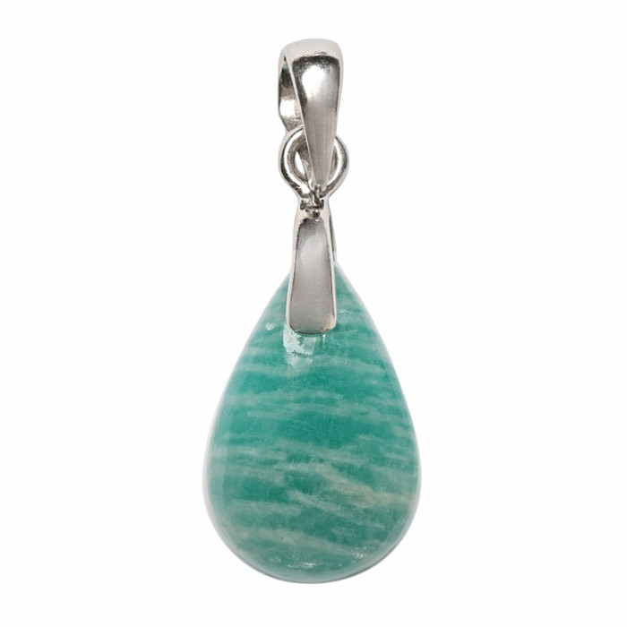 Amazonit přívěsek stříbro Ag 925 č. 12 - 2 cm, 3,3 g