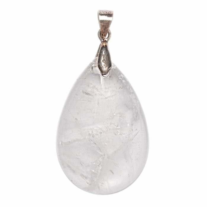 Křišťál přívěsek stříbro Ag 925 č. 12 - 2,9 cm, 5,9 g