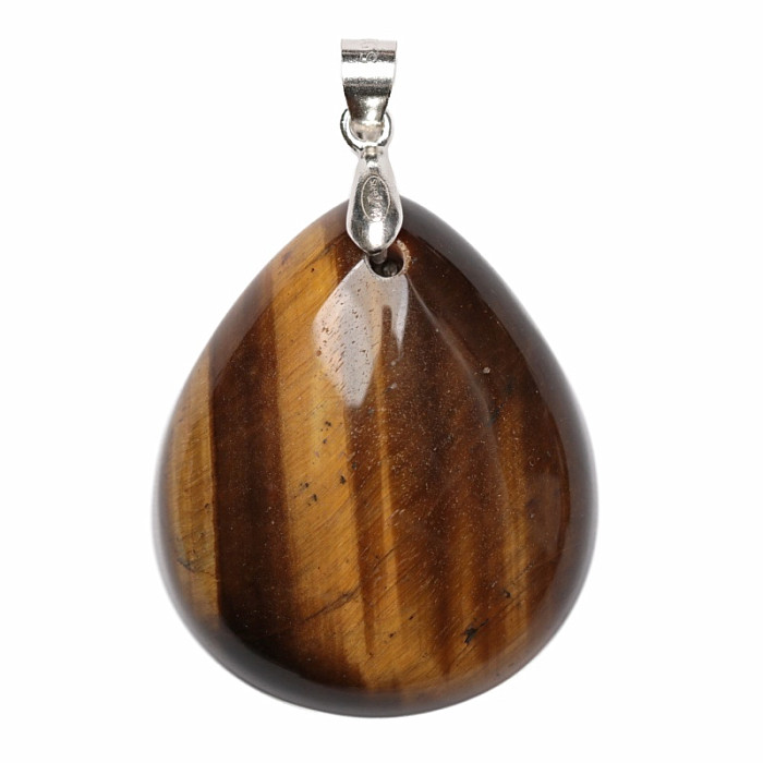 Tygří oko přívěsek stříbro Ag 925 č. 12 - 2,9 cm, 9,3 g