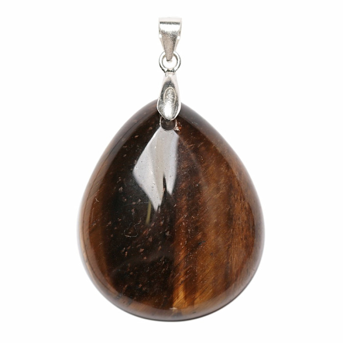 Tygří oko přívěsek stříbro Ag 925 č. 13 - 2,9 cm, 9,5 g