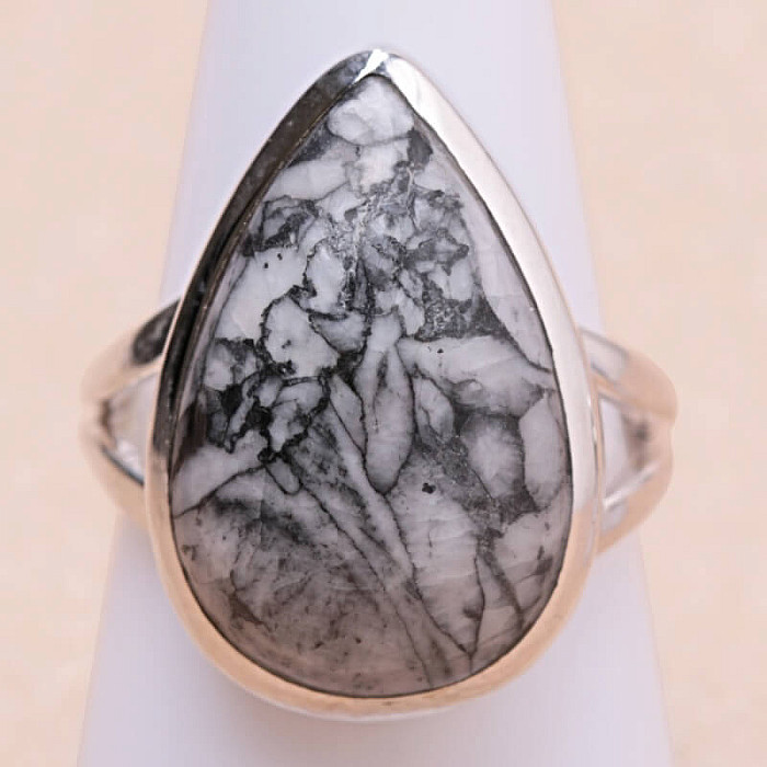 Levně Pinolit prsten stříbro Ag 925 R138 - 60 mm (US 9,5), 8,1 g