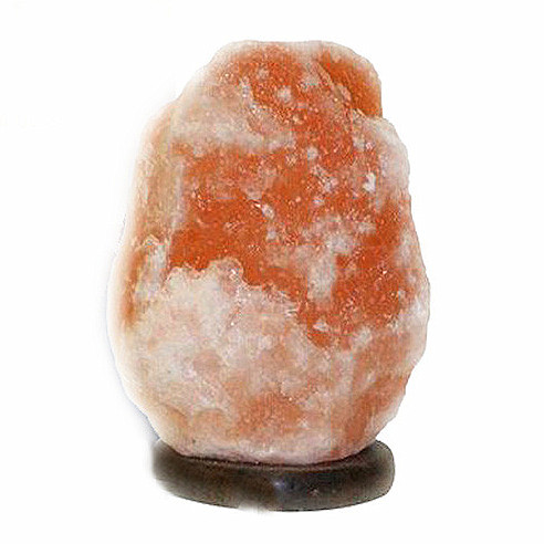 Solná elektrická lampa z himalájské soli 1 až 3 kg na podstavci - cca 15 až 25 cm