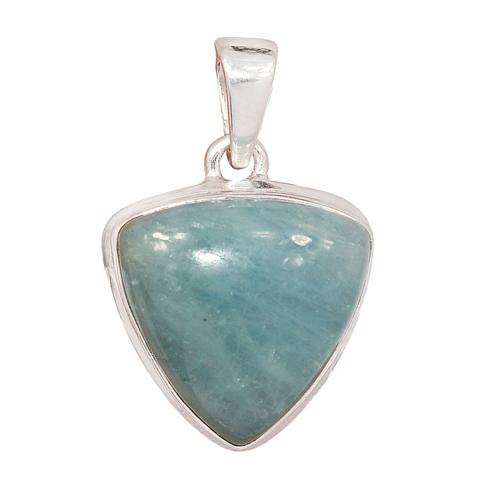 Akvamarín přívěsek stříbro Ag 925 P1644 - 2,1 cm, 7 g