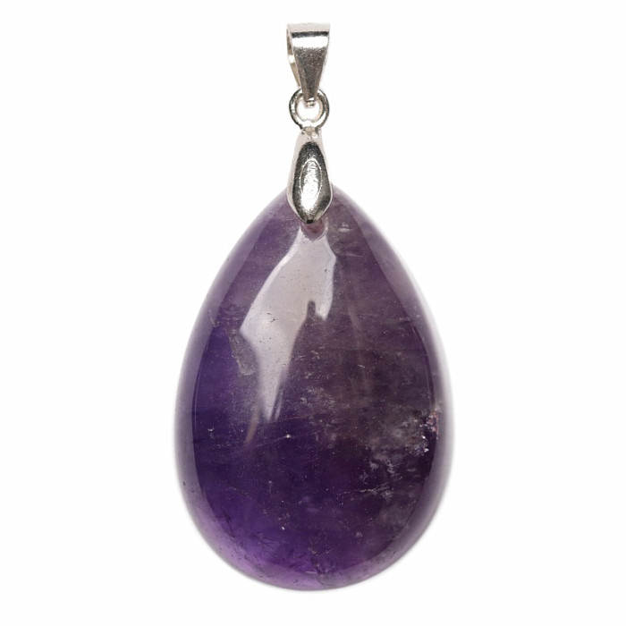 Ametyst přívěsek stříbro Ag 925 č. 17 - 2,9 cm, 7,1 g