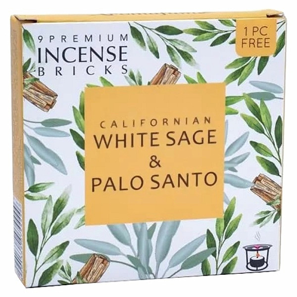 Levně Vonné cihličky Aromafume White sage and Palo santo - 40 g, 9 ks