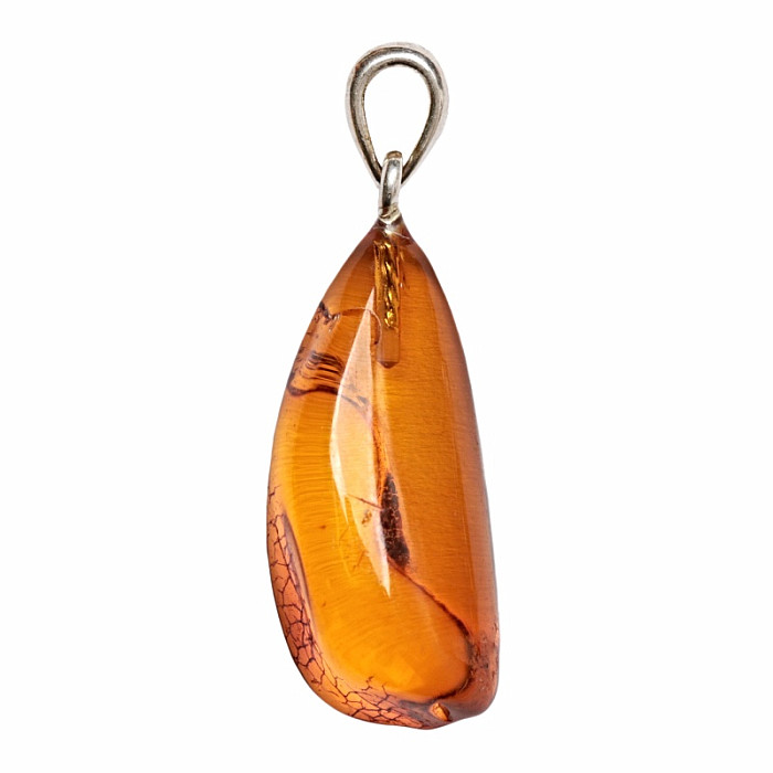 Jantar přívěsek stříbro Ag 925 č. 18 - 2,3 cm, 1,7 g