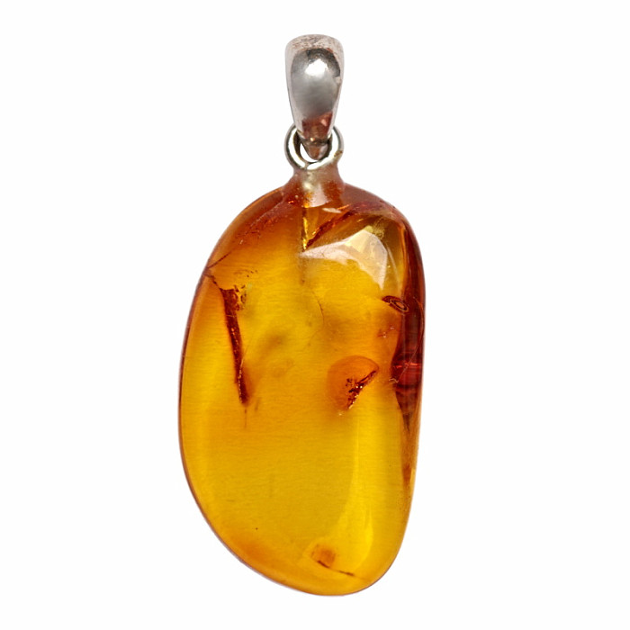 Jantar přívěsek stříbro Ag 925 č. 20 - 2,4 cm, 1,6 g