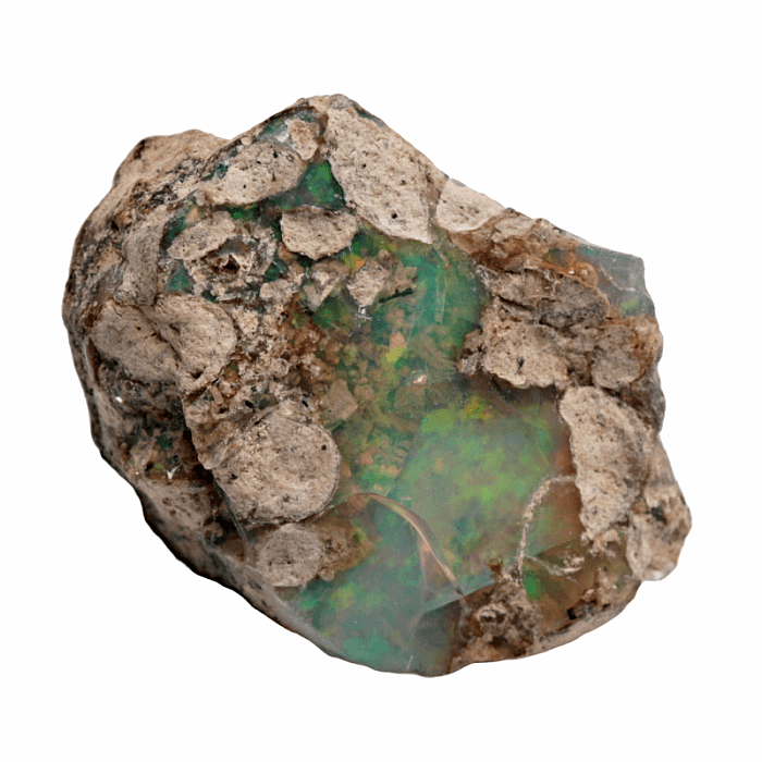 Opál etiopský v hornině 20 - cca 2 x 1,4 cm, 2,9 g